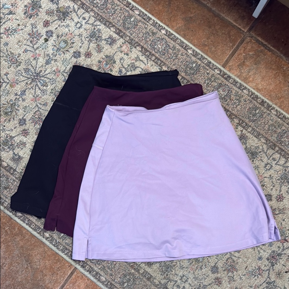 Women's activewear squirt - Black, Purple, and Lavender